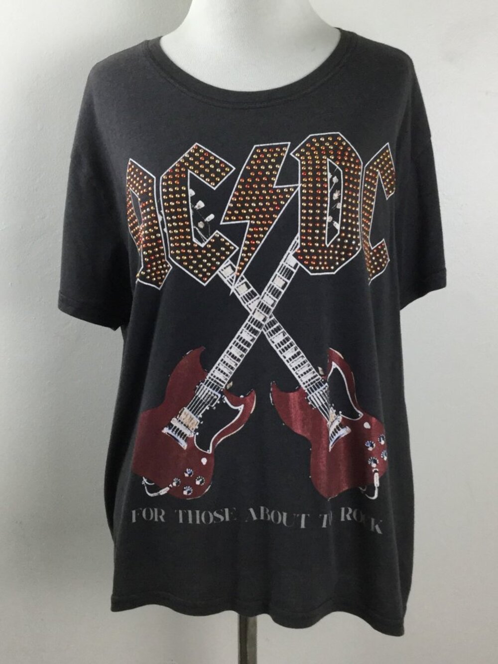 AC/DC Studded Tshirt l